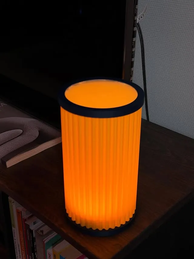 HALO — Impression 3D · PLA · finition cannelée